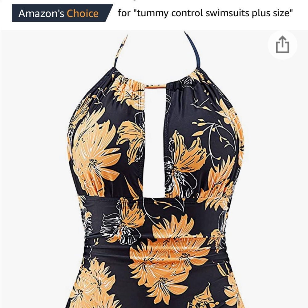 Amazon plus size swim new